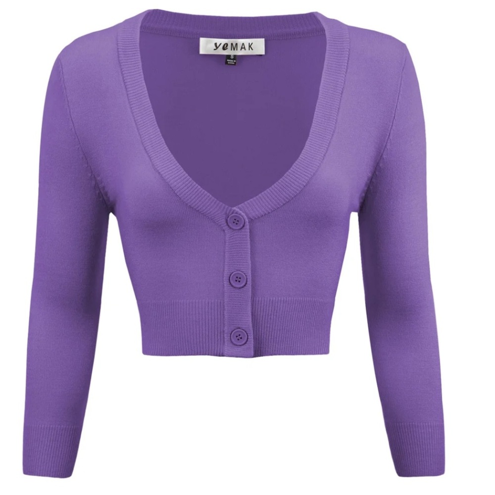 Yemak cropped cardigan BNWTs